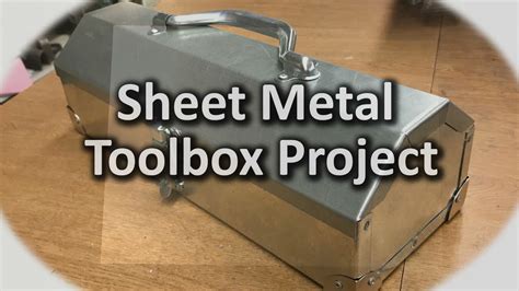 sheet metal tool box project|lockable metal tool box.